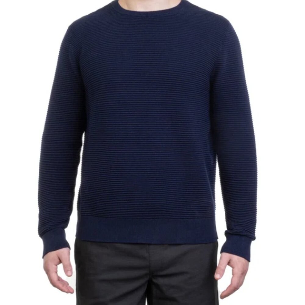 O'Neill  navy blue ribbed crewneck sweater 100% cotton Men's S